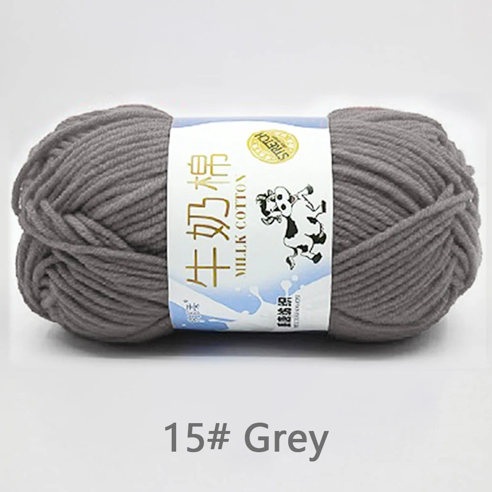Milk Cotton Yarn Set for Soft Warm Baby Sweaters - Smarsty