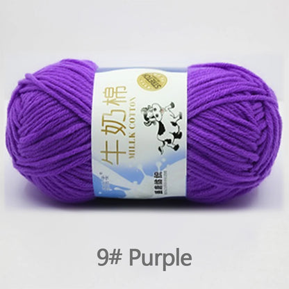 Milk Cotton Yarn Set for Soft Warm Baby Sweaters - Smarsty