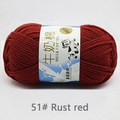 Milk Cotton Yarn Set for Soft Warm Baby Sweaters - Smarsty