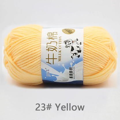 Milk Cotton Yarn Set for Soft Warm Baby Sweaters - Smarsty