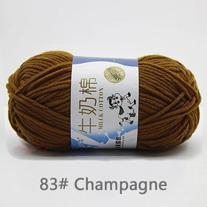 Milk Cotton Yarn Set for Soft Warm Baby Sweaters - Smarsty