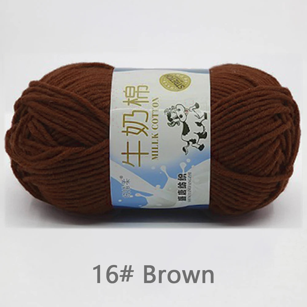 Milk Cotton Yarn Set for Soft Warm Baby Sweaters - Smarsty
