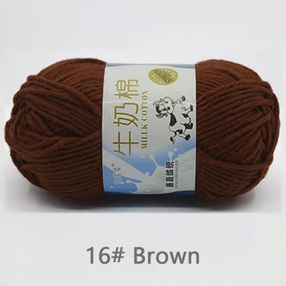 Milk Cotton Yarn Set for Soft Warm Baby Sweaters - Smarsty