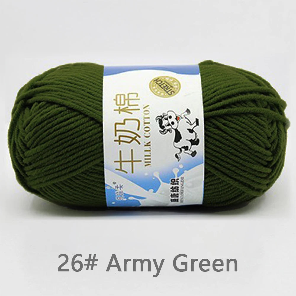 Milk Cotton Yarn Set for Soft Warm Baby Sweaters - Smarsty