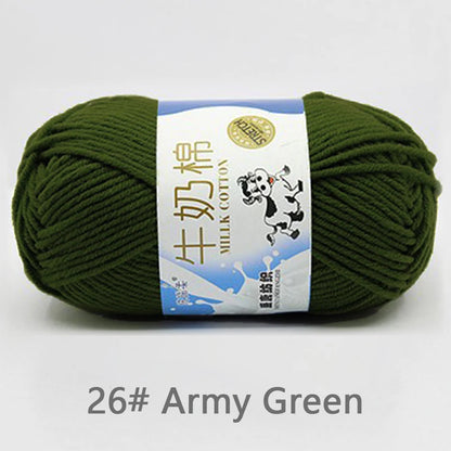 Milk Cotton Yarn Set for Soft Warm Baby Sweaters - Smarsty