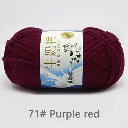 Milk Cotton Yarn Set for Soft Warm Baby Sweaters - Smarsty