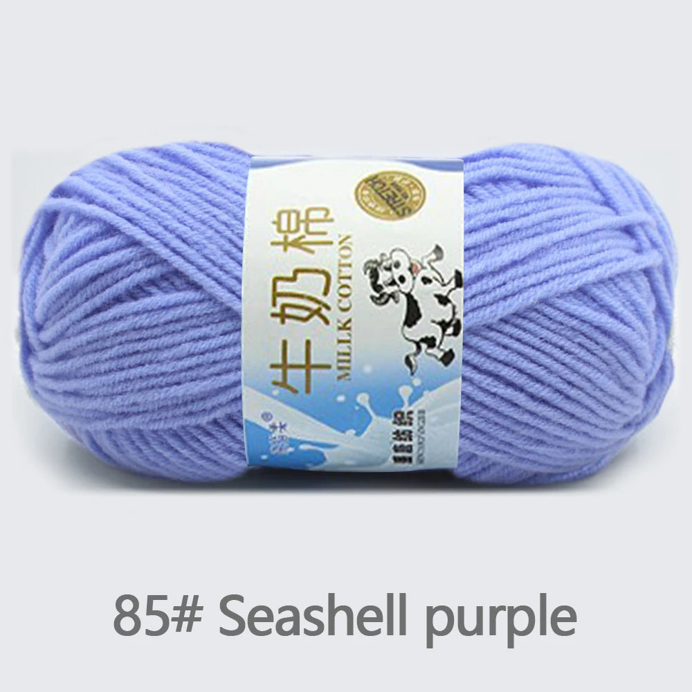 Milk Cotton Yarn Set for Soft Warm Baby Sweaters - Smarsty