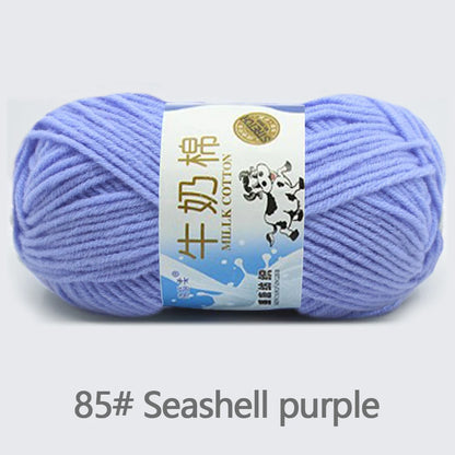 Milk Cotton Yarn Set for Soft Warm Baby Sweaters - Smarsty