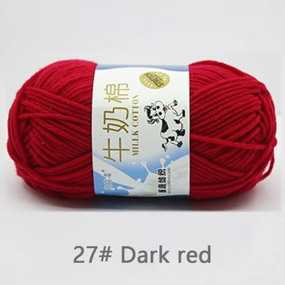 Milk Cotton Yarn Set for Soft Warm Baby Sweaters - Smarsty