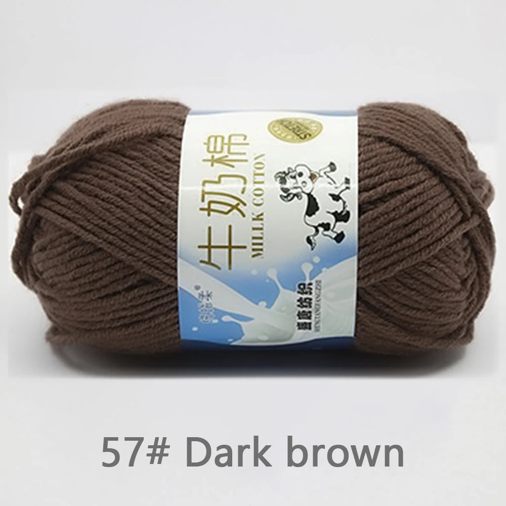 Milk Cotton Yarn Set for Soft Warm Baby Sweaters - Smarsty