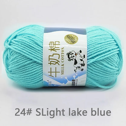 Milk Cotton Yarn Set for Soft Warm Baby Sweaters - Smarsty