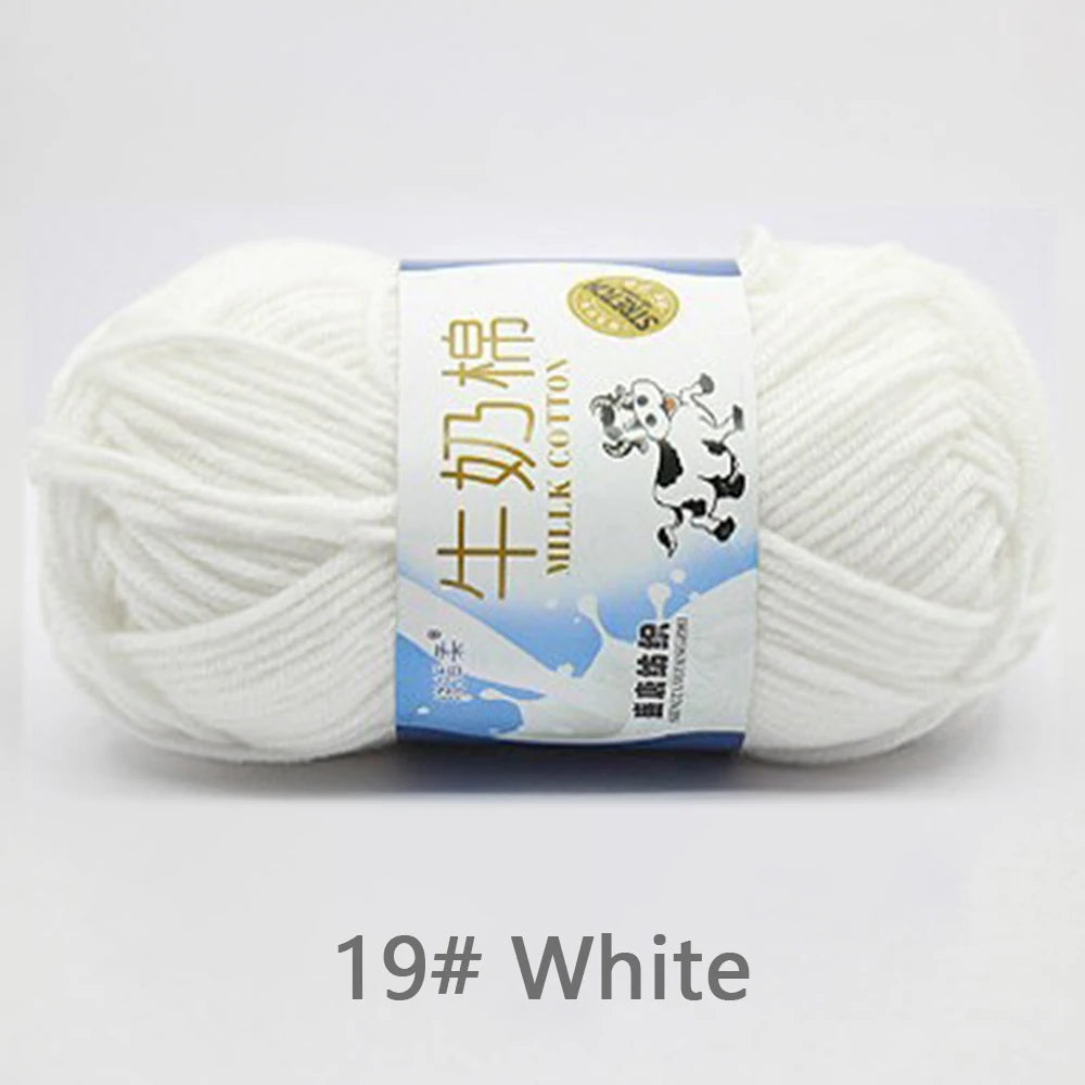 Milk Cotton Yarn Set for Soft Warm Baby Sweaters - Smarsty