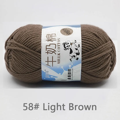 Milk Cotton Yarn Set for Soft Warm Baby Sweaters - Smarsty