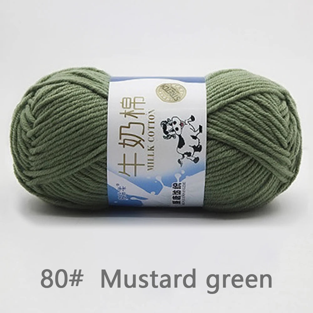 Milk Cotton Yarn Set for Soft Warm Baby Sweaters - Smarsty