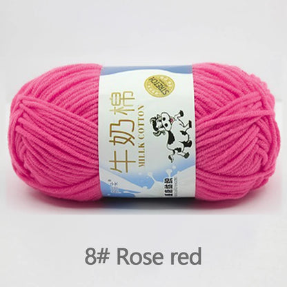 Milk Cotton Yarn Set for Soft Warm Baby Sweaters - Smarsty