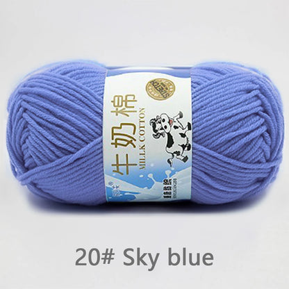 Milk Cotton Yarn Set for Soft Warm Baby Sweaters - Smarsty