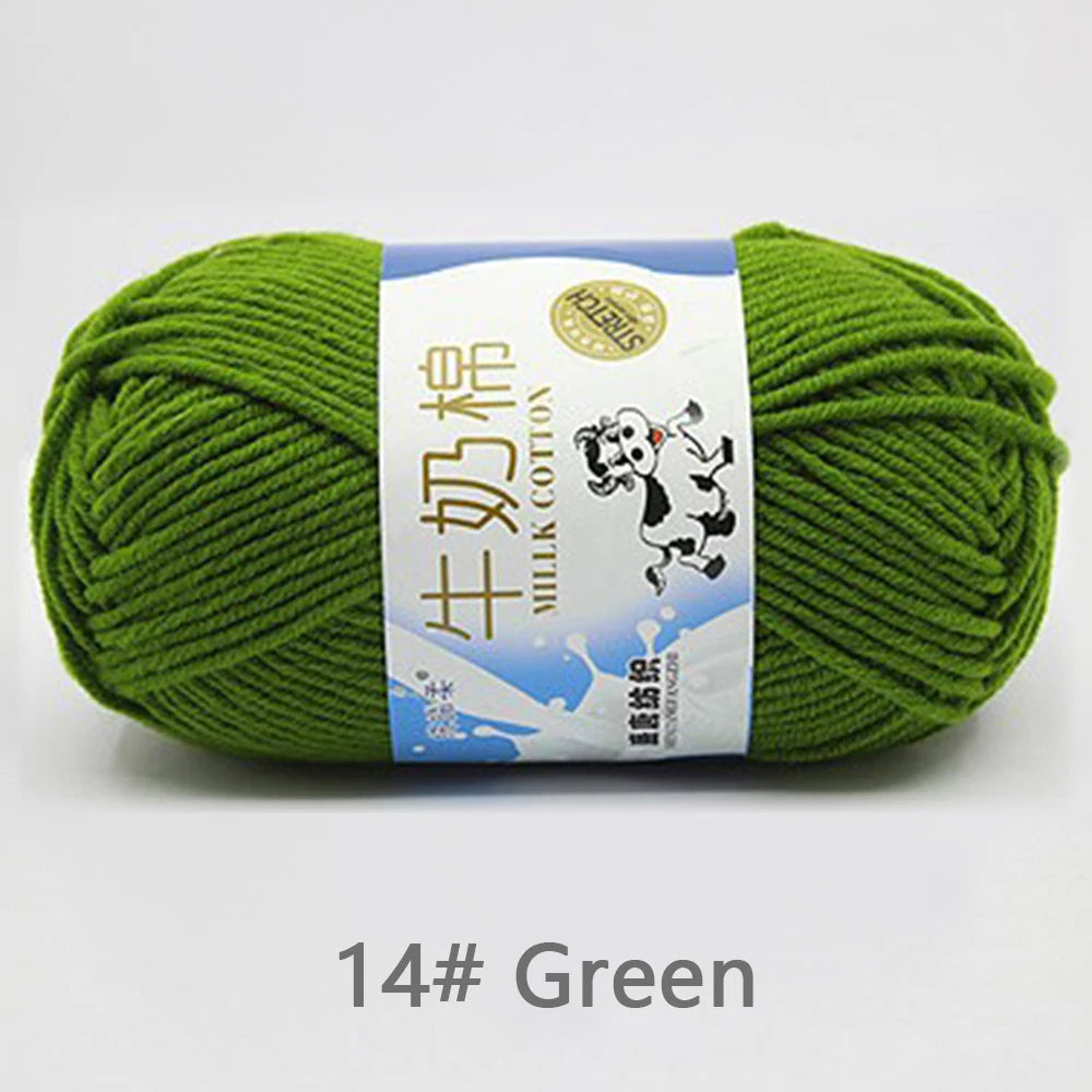 Milk Cotton Yarn Set for Soft Warm Baby Sweaters - Smarsty