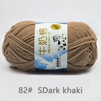 Milk Cotton Yarn Set for Soft Warm Baby Sweaters - Smarsty