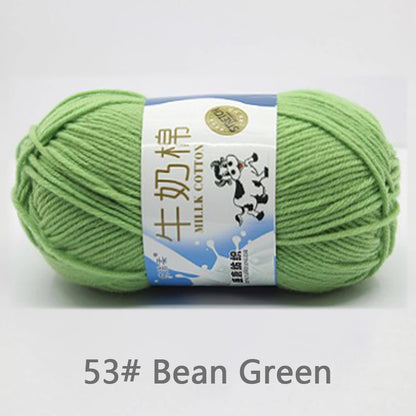 Milk Cotton Yarn Set for Soft Warm Baby Sweaters - Smarsty