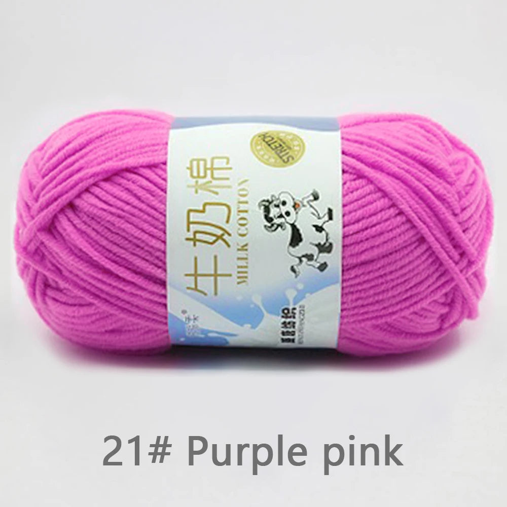 Milk Cotton Yarn Set for Soft Warm Baby Sweaters - Smarsty