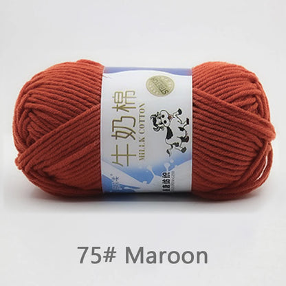 Milk Cotton Yarn Set for Soft Warm Baby Sweaters - Smarsty
