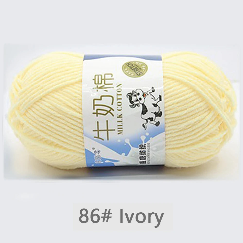 Milk Cotton Yarn Set for Soft Warm Baby Sweaters - Smarsty