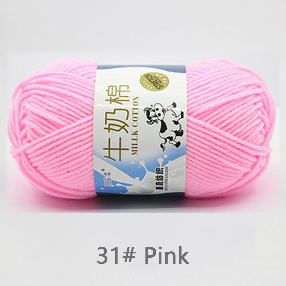 Milk Cotton Yarn Set for Soft Warm Baby Sweaters - Smarsty