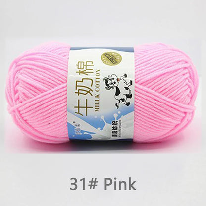 Milk Cotton Yarn Set for Soft Warm Baby Sweaters - Smarsty