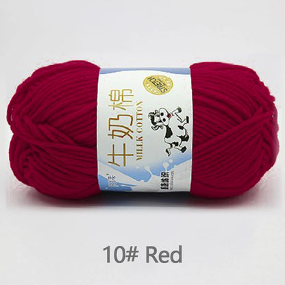 Milk Cotton Yarn Set for Soft Warm Baby Sweaters - Smarsty