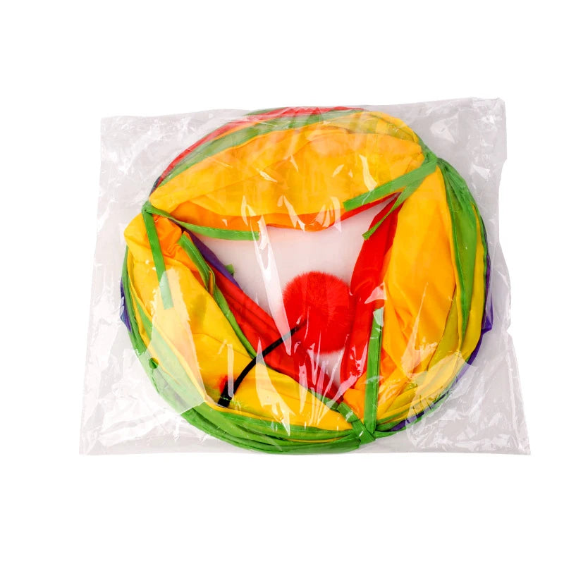 Collapsible Cat Tunnel Play Toy for Indoor Fun - Smarsty