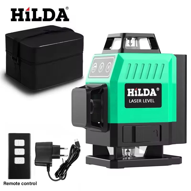 HILDA Green Laser Level 360 Self-Leveling Precision Tool - Smarsty
