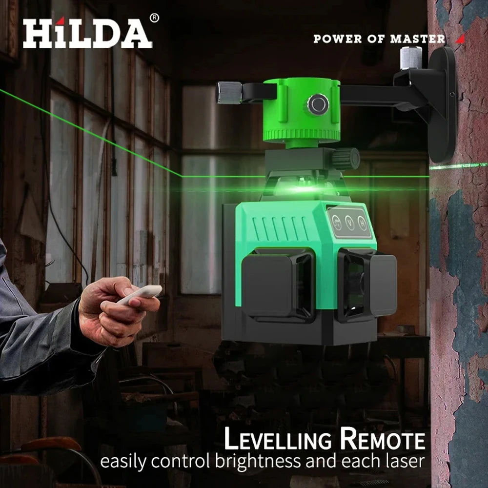 HILDA Mini Laser Level 12 Lines Self-Leveling Precision - Smarsty
