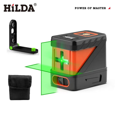 HILDA Self Levelling Green Laser Level with Cross Line Precision - Smarsty