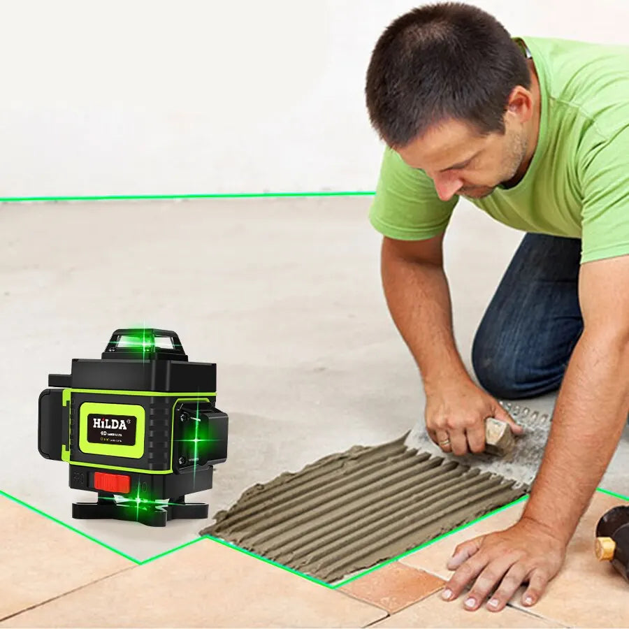 HILDA Green Line Laser Level with Self-Leveling Precision - Smarsty