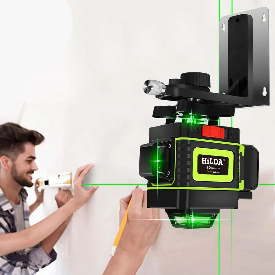 HILDA Green Line Laser Level with Self-Leveling Precision - Smarsty