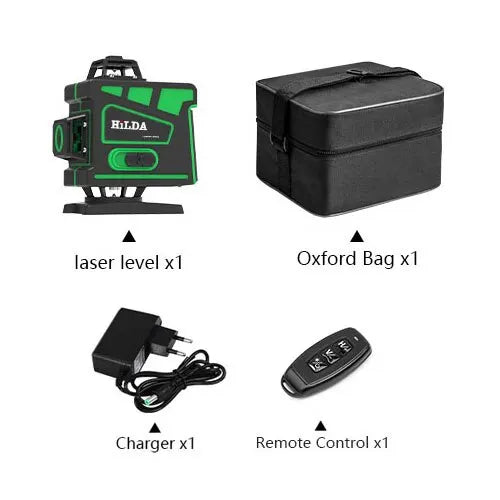 HILDA Green Line Laser Level with Self-Leveling Precision - Smarsty