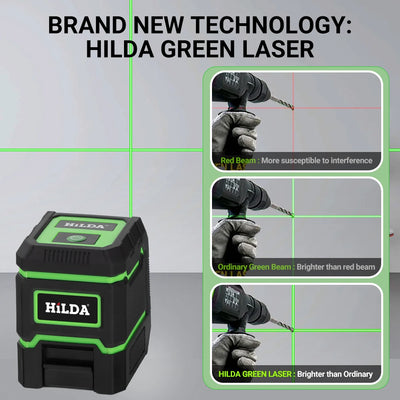 HILDA Green Laser Level for Precision Alignment - Smarsty