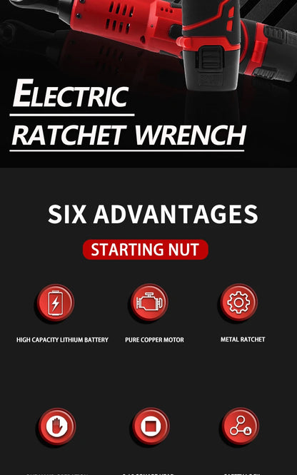 Rechargeable Electric Ratchet Set for Efficient Auto Maintenance - Smarsty