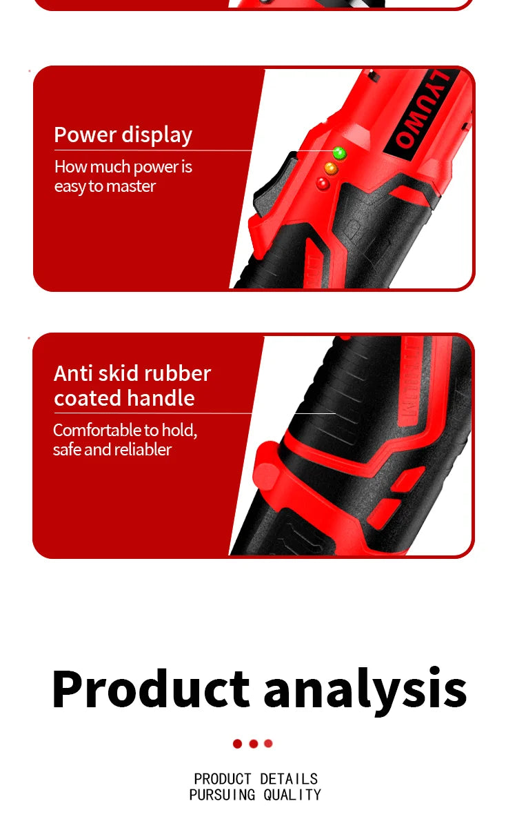 Lyuwo 3/8 Inch Rechargeable Electric Ratchet Set - Smarsty