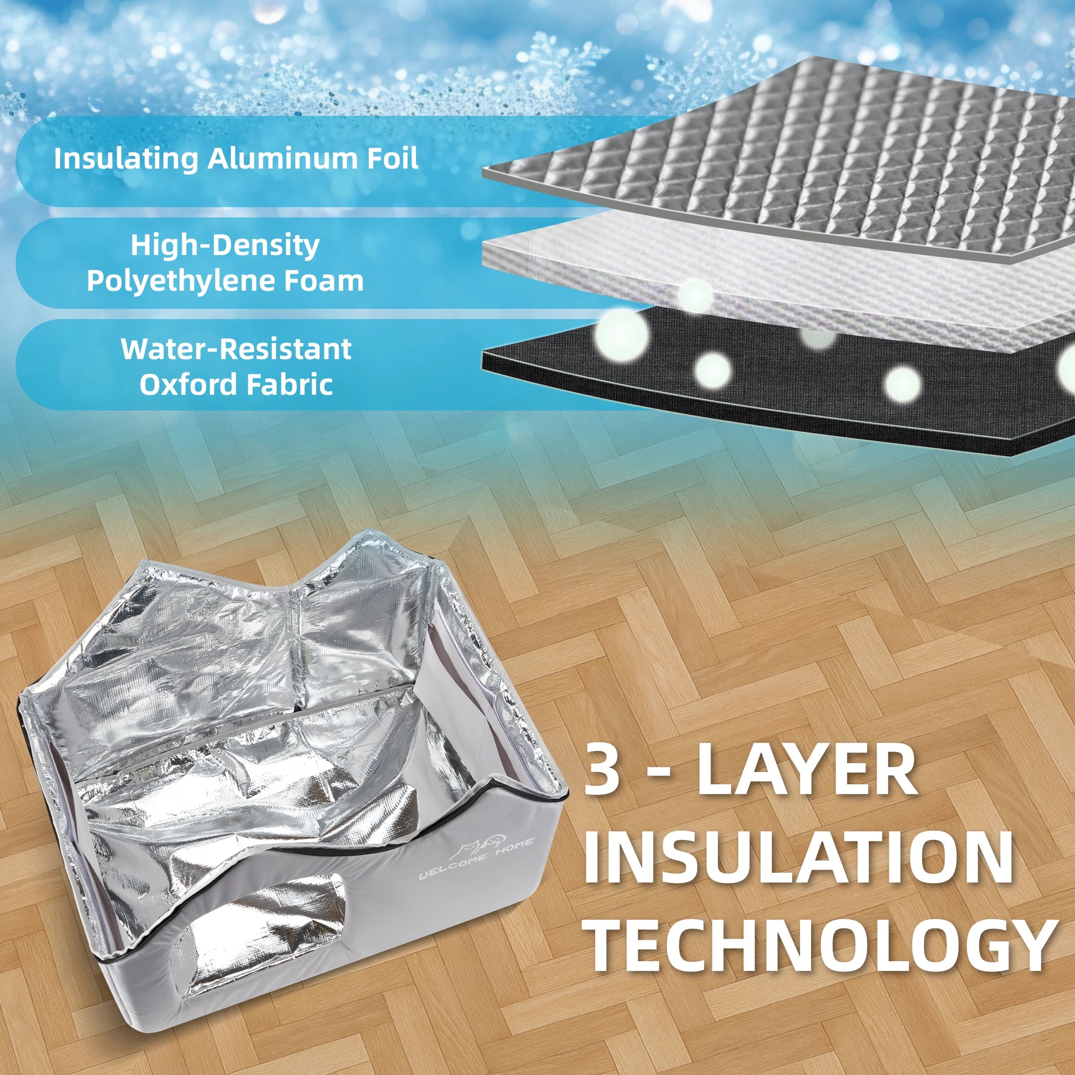 Heat Reflective Insulation Cool Cat House - Smarsty