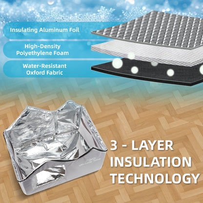 Heat Reflective Insulation Cool Cat House - Smarsty