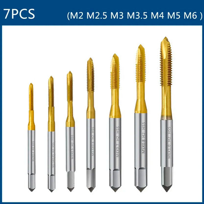 HSS Titanium Coated Screw Tap Drill Bits Set - Smarsty