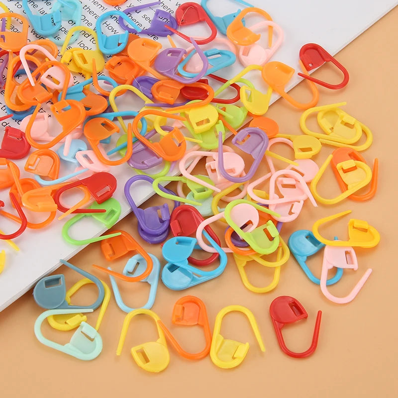 Mini Knitting Crochet Locking Stitch Markers Pack - Smarsty