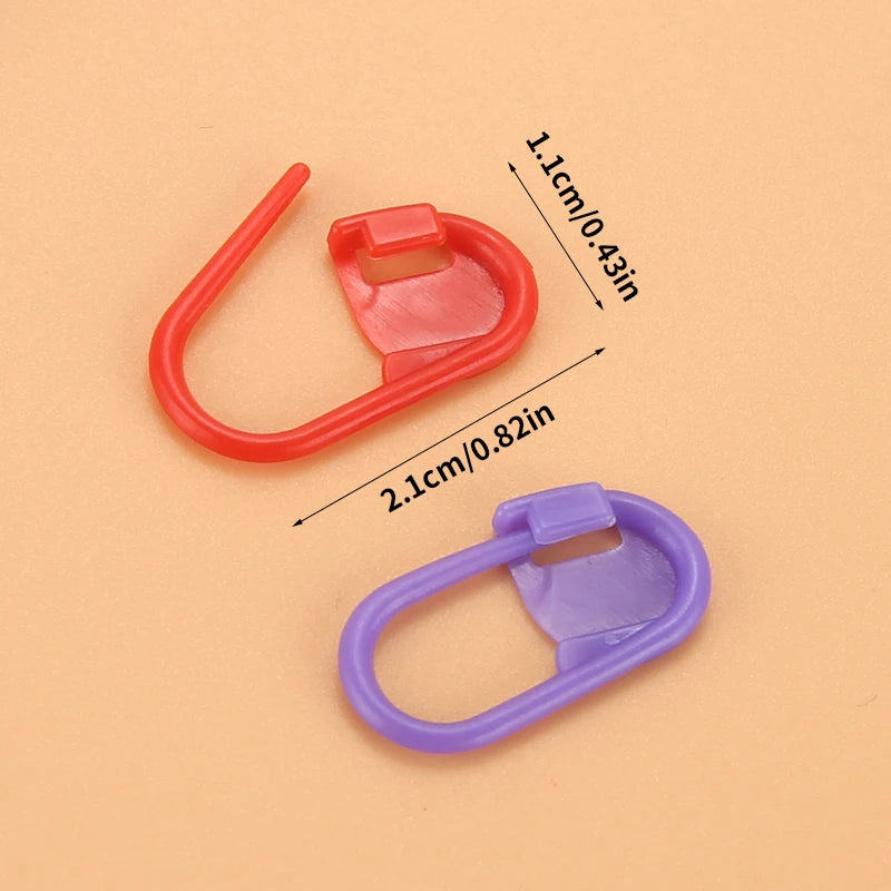 Mini Knitting Crochet Locking Stitch Markers Pack - Smarsty