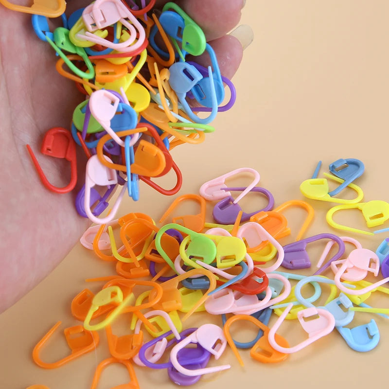 Mini Knitting Crochet Locking Stitch Markers Pack - Smarsty