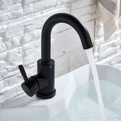 Shinesia Matte Black Bathroom Faucet for Stylish Sinks - Smarsty