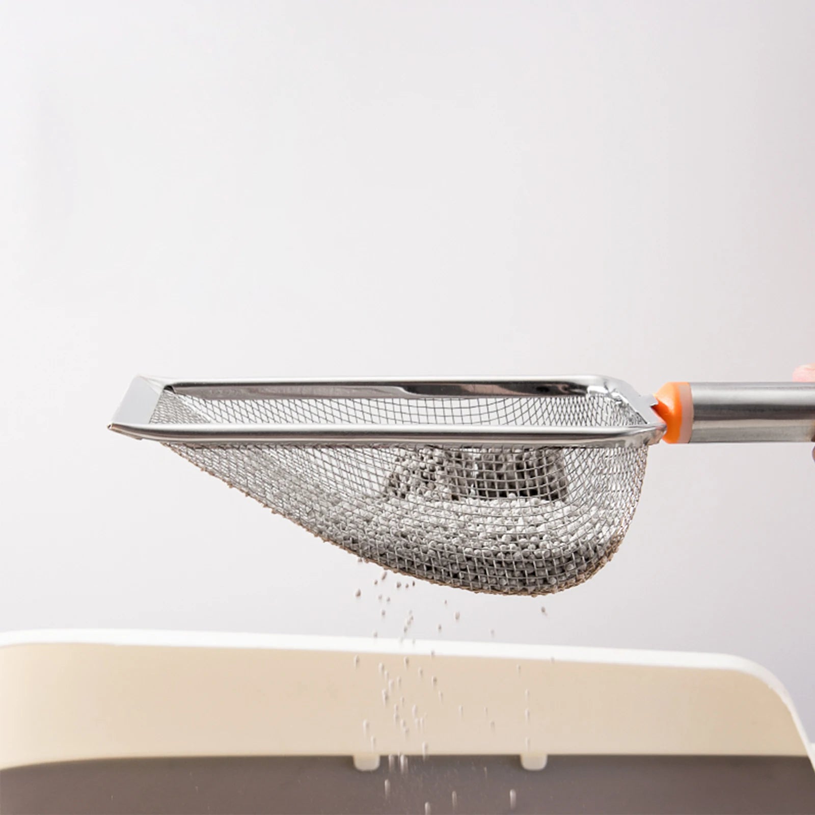Stainless Steel Cat Litter Scoop with Long Handle - Smarsty