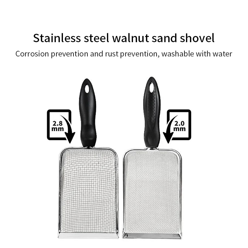 Stainless Steel Cat Litter Scoop with Fine Mesh Sifter - Smarsty