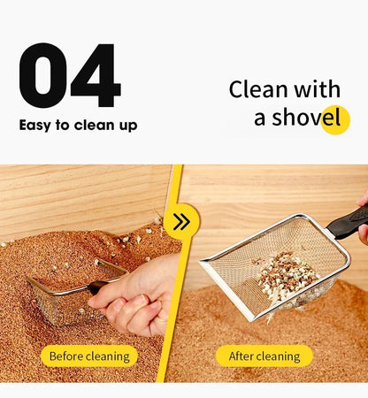 Stainless Steel Cat Litter Scoop with Fine Mesh Sifter - Smarsty