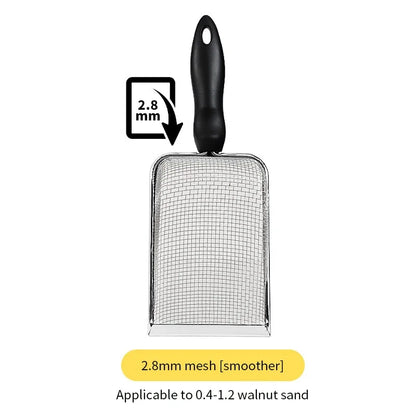 Stainless Steel Cat Litter Scoop with Fine Mesh Sifter - Smarsty